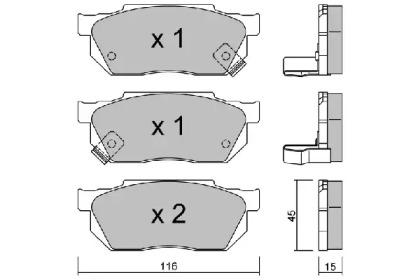 Дополнительные работы AISIN для HONDA CRX I (AF, AS) 1.6 i 16V (AS)